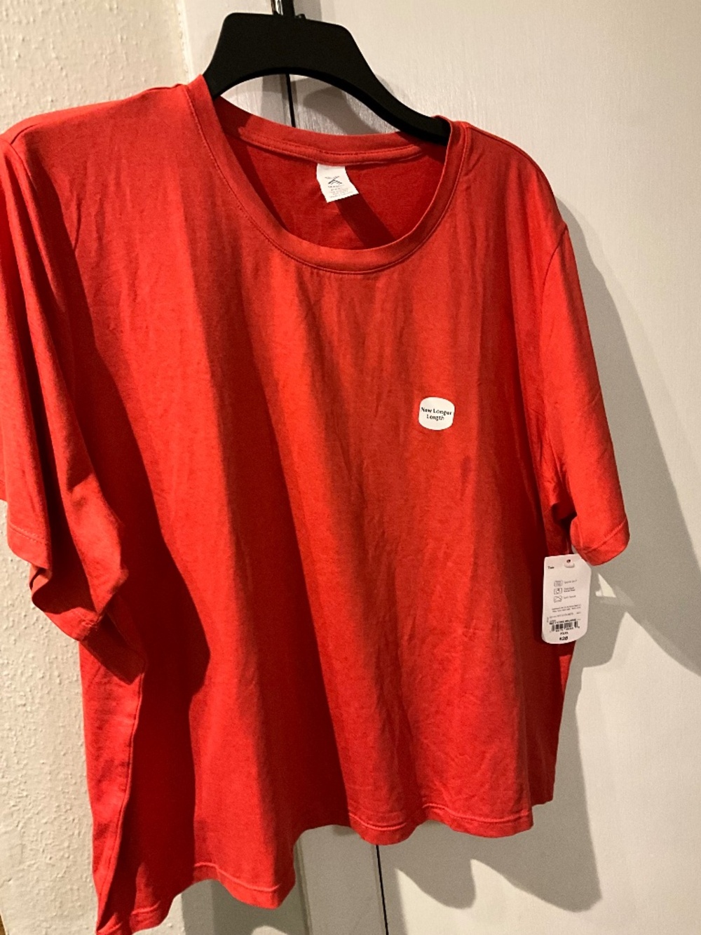 Xersion Womens Plus P2XL Short Sleeve Active T-Shirt Red Lychee Melange NWT